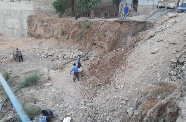 آغاز عملیات ساماندهی بخش شمالی پل‎بند جهانی گرگر