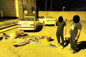 اعضای یک باند حفاری غیرمجاز در مسجدسلیمان دستگیر شدند