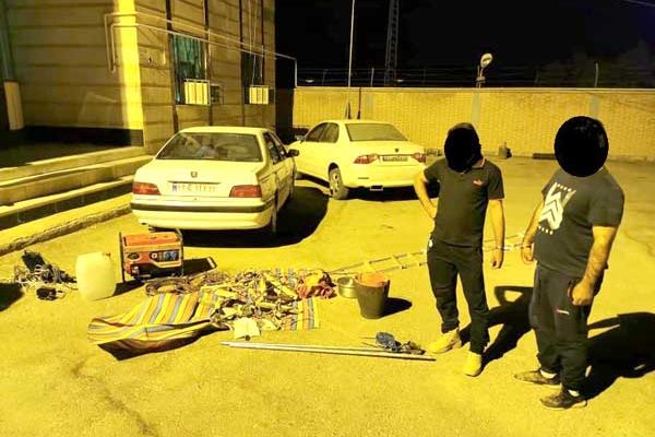اعضای یک باند حفاری غیرمجاز در مسجدسلیمان دستگیر شدند