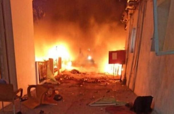 فیلم موشک استفاده شده در بیمارستان المعمدانی غزه