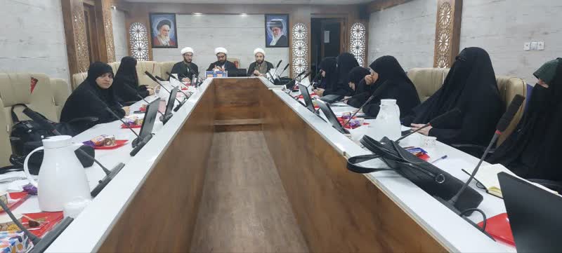 جلسه تبلیغات اسلامی اهواز با مبلغین صبرا و اسماء