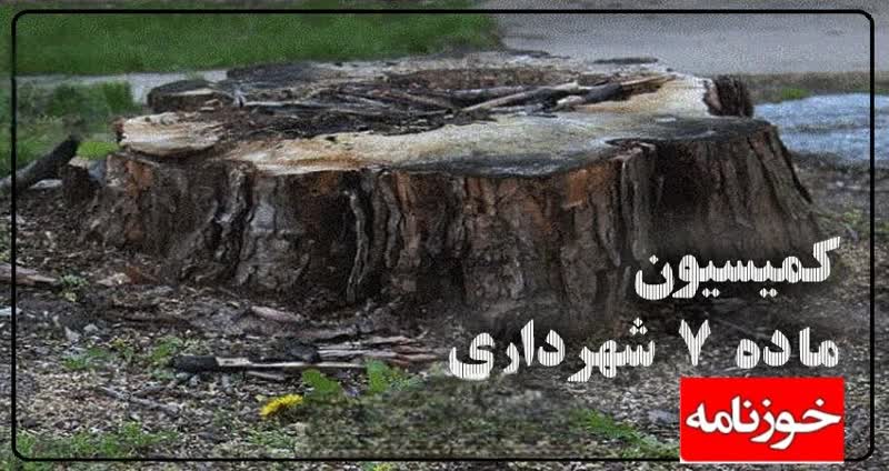 شهروندان موارد قطع درختان کهن شهر شوشتر را گزارش دهند