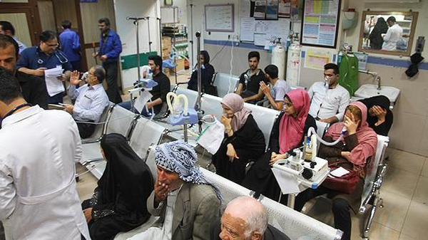 افزایش نگران‌کننده مراجعات بیماران در پی تداوم آلودگی هوای خوزستان