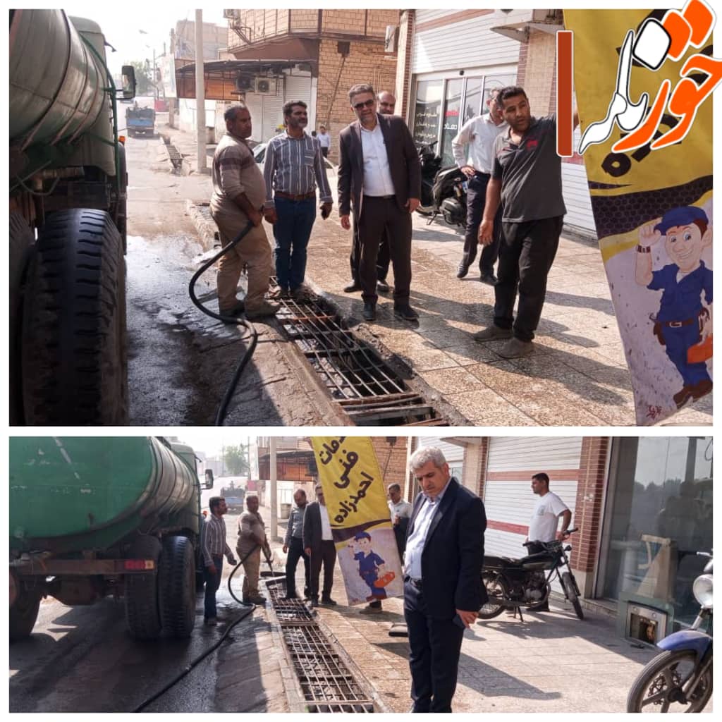 بازدید میدانی ریاست  و اعضای شورای شهر شوشتر  از مشکلات شهری