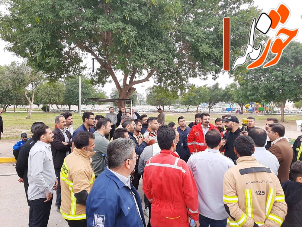 دوره آموزشی اطفاء حریق و آشنایی با سیستم های آبرسانی و نازل در کهن شهر شوشتر در حال برگزاری است