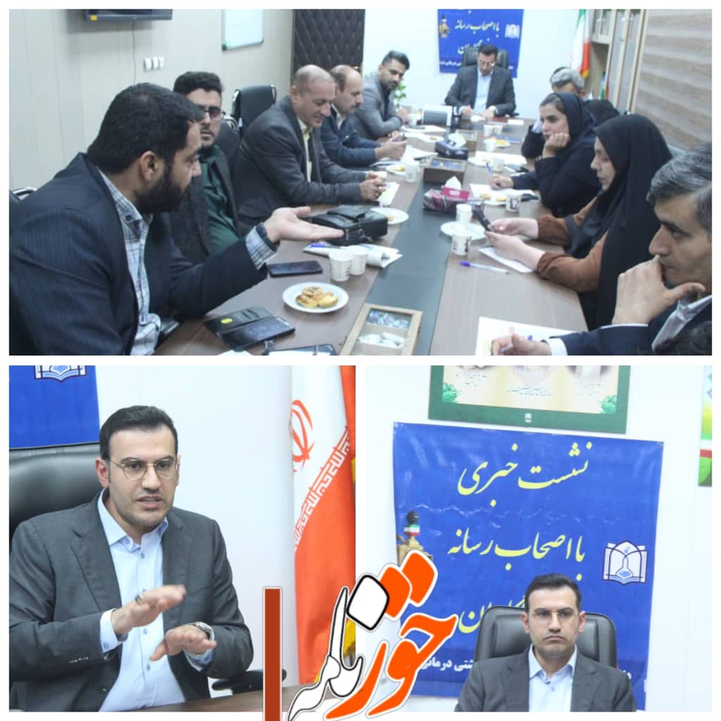 نشست هم اندیشی  مسئولان علوم پزشکی شوشتر با اصحاب رسانه