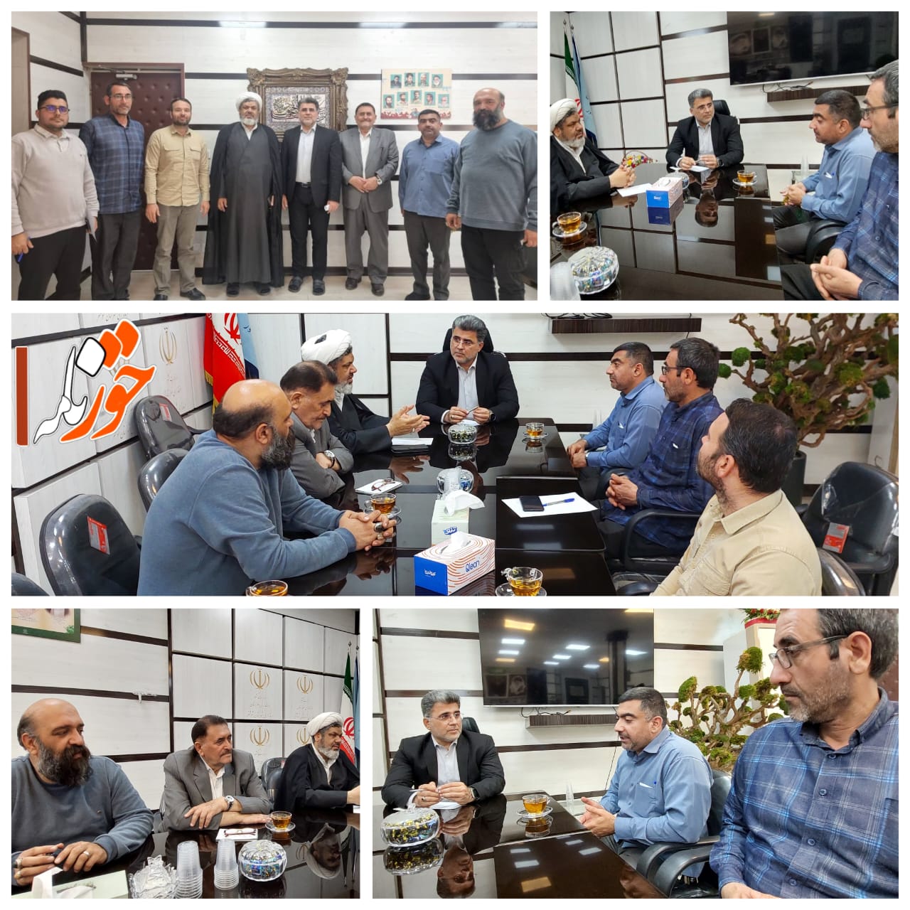 دیدار اعضای شورای هیئات مذهبی با فرماندار شهرستان شوشتر