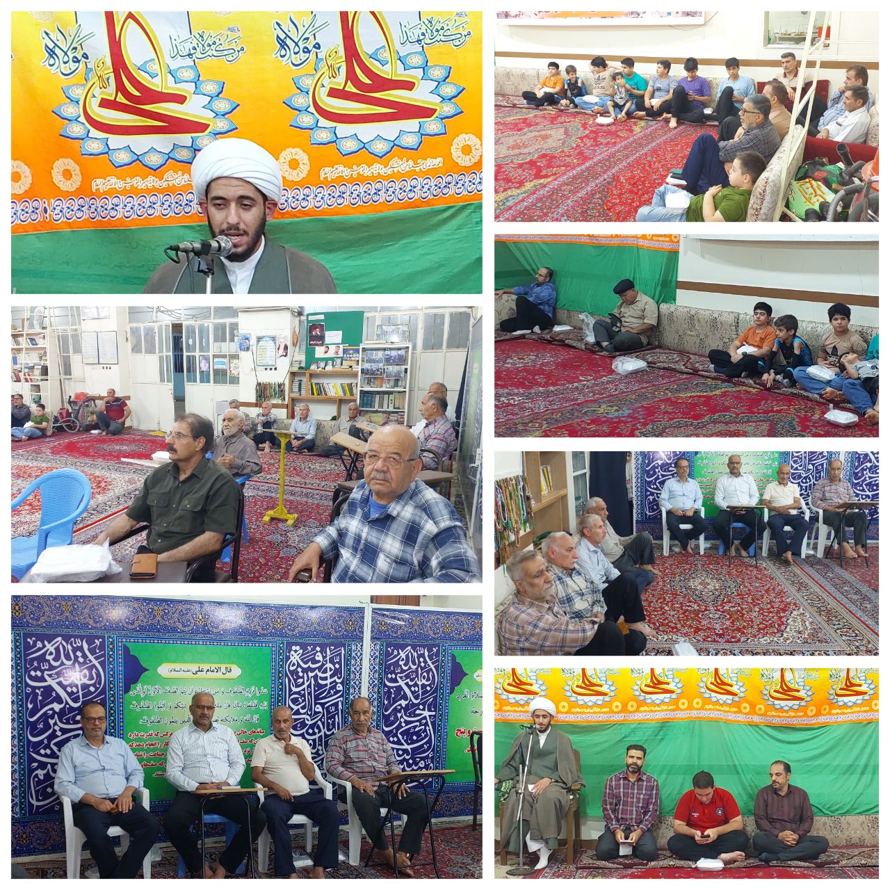برگزاری جشن باشکوه عید غدیر خم در مسجد افلاطون کهن شهر شوشتر حکیم حاج ملاعلی حکیم شوشتری