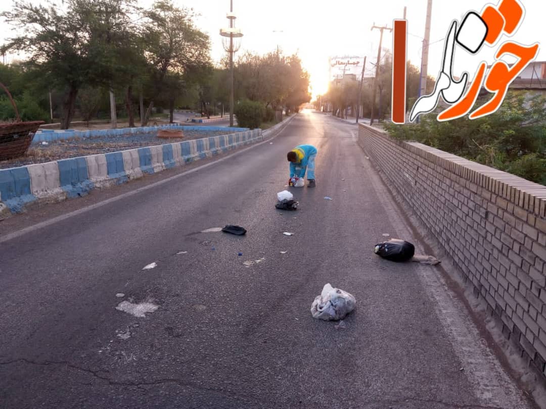 پخش زباله‌های شهری بر روی معابر: حادثه‌ای عجیب در خیابان‌های کهن شهرشوشتر